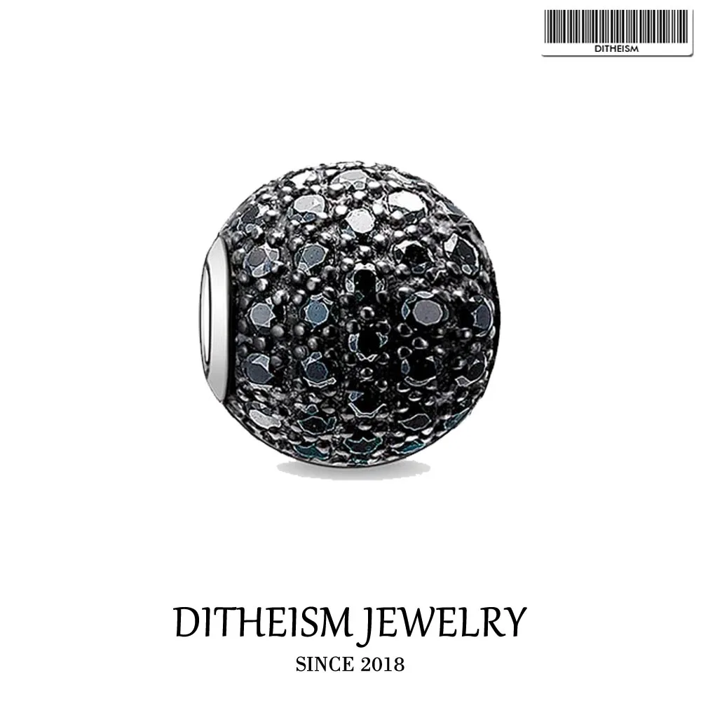 DIY Beads Black CZ Pave Charm,2018 New Fashion Silver Jewelry Trendy Gift For Women Men Boy Girl Fit Bracelets Necklace Choker
DIY Beads Black CZ Pave Charm,2018 New Fashion Silver Jewelry Trendy Gift For Women Men Boy Girl Fit Bracelets Necklace Choker