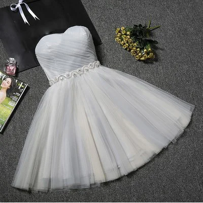 9 Colors Vintage Strapless Tulle Shiny Beading Mini Womens Dresses Girls Short Formal Evening Party Dresses Vestidos
9 Colors Vintage Strapless Tulle Shiny Beading Mini Womens Dresses Girls Short Formal Evening Party Dresses Vestidos