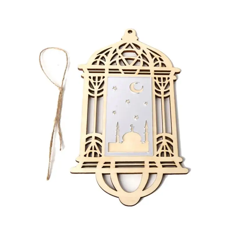 DIY Islam Ramadan Eid Mubarak Lantern Mirror Pedant Muslim Home Decoration Plywood Hollow Ornament Crafts Baubles with Lanyard
DIY Islam Ramadan Eid Mubarak Lantern Mirror Pedant Muslim Home Decoration Plywood Hollow Ornament Crafts Baubles with Lanyard