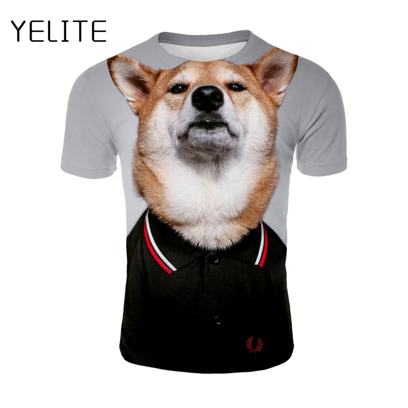 YELITE 2019 New 3d Printed Shiba Inu Men T-shirt Cute Short Sleeve T-shirt Summmer White Tops Tees Animal Funny Clothing
YELITE 2019 New 3d Printed Shiba Inu Men T-shirt Cute Short Sleeve T-shirt Summmer White Tops Tees Animal Funny Clothing