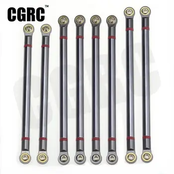 8pcs Metal Aluminum Alloy Link Rod Pull Rod 313mm Wheelbase for 1/10 RC Car Crawler Axial SCX10 90046 RC Truck Vehicle Parts
8pcs Metal Aluminum Alloy Link Rod Pull Rod 313mm Wheelbase for 1/10 RC Car Crawler Axial SCX10 90046 RC Truck Vehicle Parts