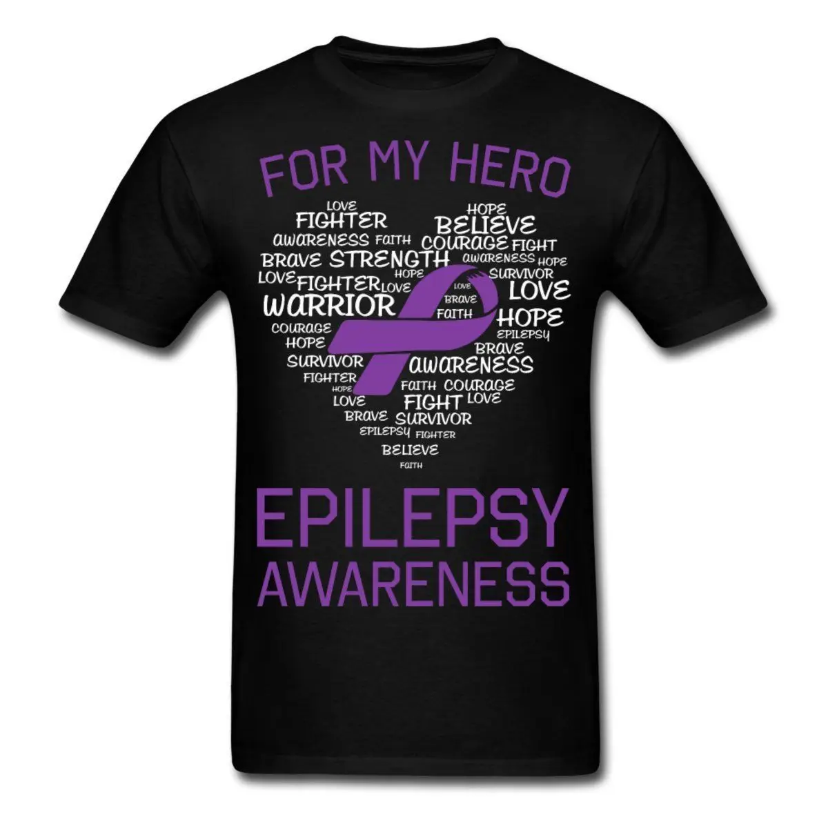 New Design Cotton Male Tee Shirt Designing Short Men Epilepsy Awareness For My Hero O-Neck Fashion 2017 Tees
New Design Cotton Male Tee Shirt Designing Short Men Epilepsy Awareness For My Hero O-Neck Fashion 2017 Tees