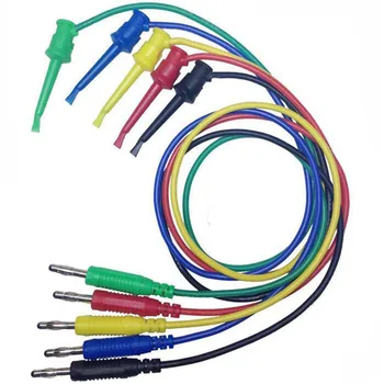 DANIU 1Pcs 4mm Banana Plug to Copper Dual Test Hook Clip Cable Lead Wire Connector 100cm DC AC Multimeters Random
DANIU 1Pcs 4mm Banana Plug to Copper Dual Test Hook Clip Cable Lead Wire Connector 100cm DC AC Multimeters Random