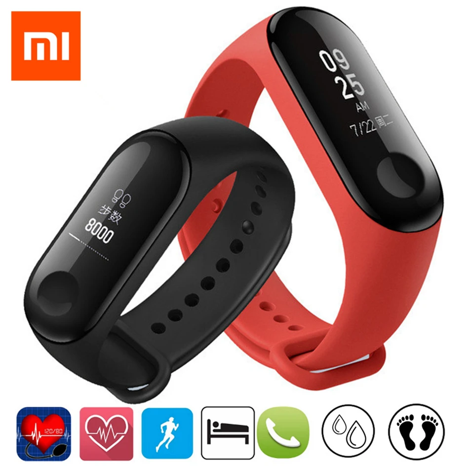 Global CN NFC Version Multi Languages Russian English Spanish French Menu Xiaomi Miband Mi band 3 Wristband Smart Band Bracelet
Global CN NFC Version Multi Languages Russian English Spanish French Menu Xiaomi Miband Mi band 3 Wristband Smart Band Bracelet