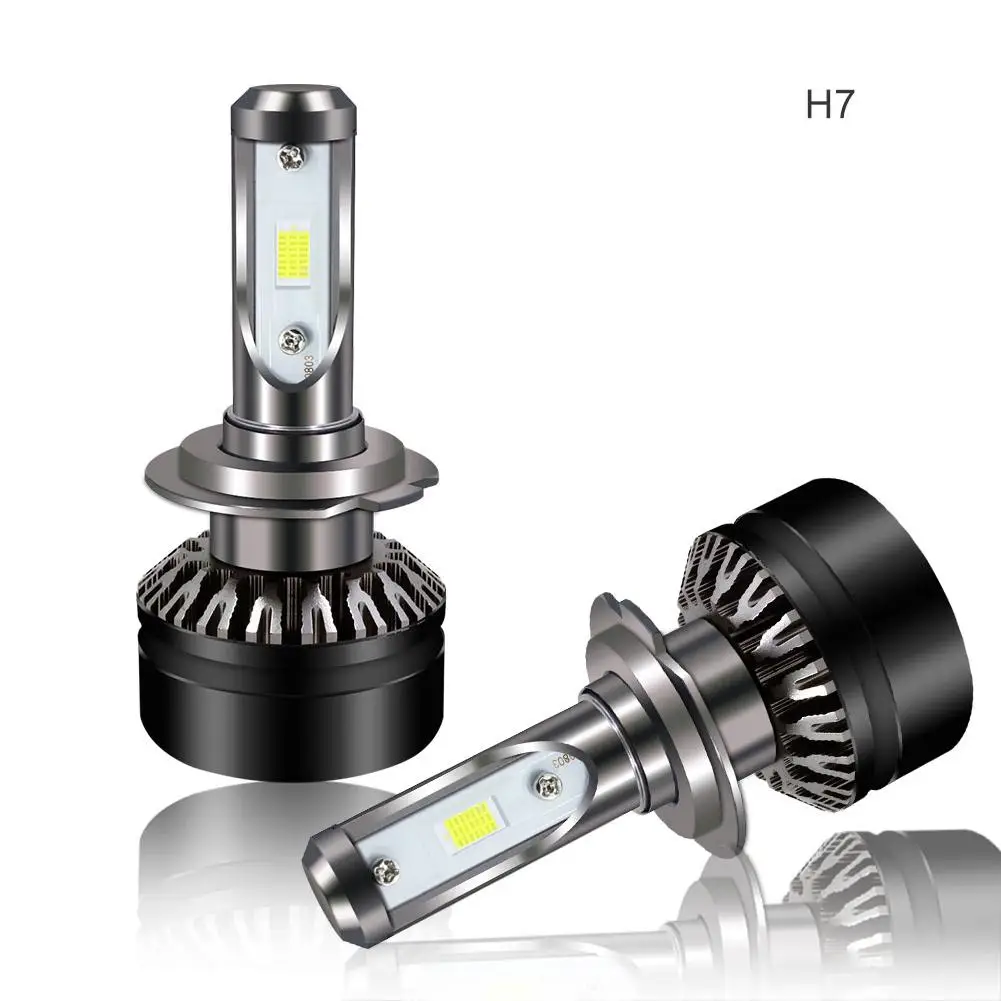LumiParty LED Car Headlight Bulbs- H7 Fitting 5000 Lumen Each 6000k White Light Waterproof Aluminum Body 360-Degree Light r30
LumiParty LED Car Headlight Bulbs- H7 Fitting 5000 Lumen Each 6000k White Light Waterproof Aluminum Body 360-Degree Light r30