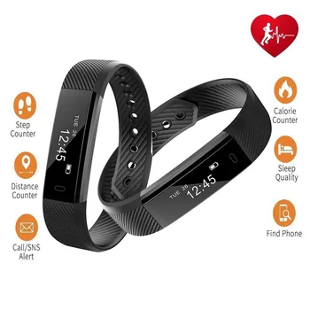 Fitness Tracker ID115HR Heart Rate Smart Watch Waterproof Smart Bracelet Step Counter Calorie Counter Pedometer Sport Bracelet
Fitness Tracker ID115HR Heart Rate Smart Watch Waterproof Smart Bracelet Step Counter Calorie Counter Pedometer Sport Bracelet