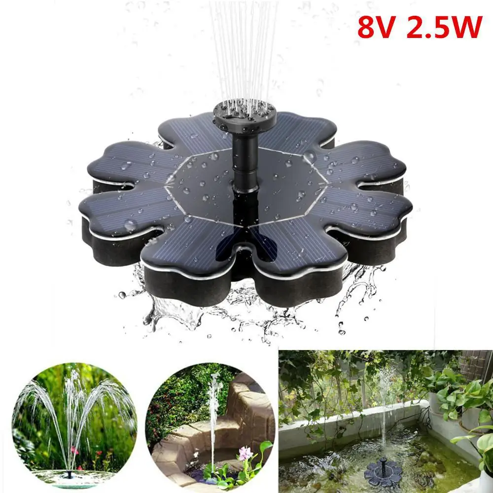 8V 2.5W Flower Shape Water Pump Solar Fountain Solar Panel Outdoor Garden Water Fountain Pool Pond Submersible Waterfall
8V 2.5W Flower Shape Water Pump Solar Fountain Solar Panel Outdoor Garden Water Fountain Pool Pond Submersible Waterfall