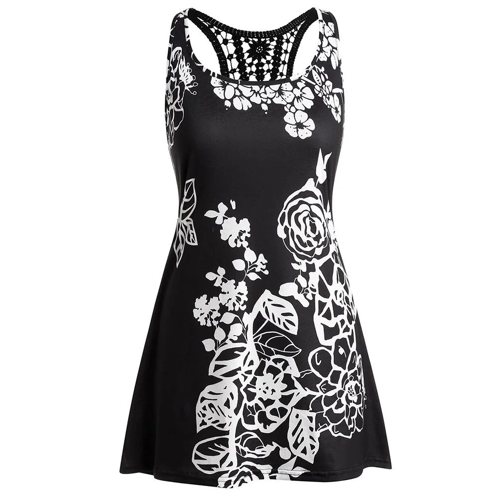 Wipalo Summer Plus Size See Thru Printed Lace Insert Lace Panel Women Tank Top Racerback Casual Tops Sleeveless Women'S Tops
Wipalo Summer Plus Size See Thru Printed Lace Insert Lace Panel Women Tank Top Racerback Casual Tops Sleeveless Women'S Tops