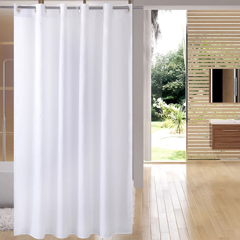 Polyester Shower Curtain Waterproof/No More Mildew s Bathroom Curtains Without Hooks, Hookless Shower Curtain , White Curtain
Polyester Shower Curtain Waterproof/No More Mildew s Bathroom Curtains Without Hooks, Hookless Shower Curtain , White Curtain