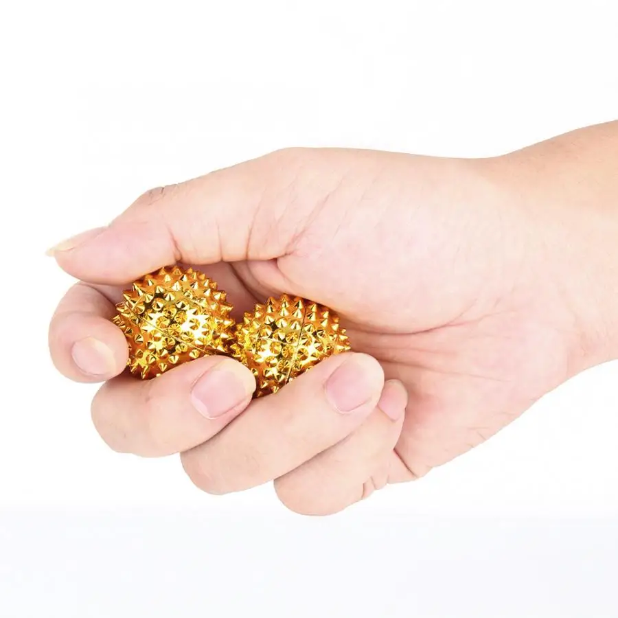1Pair Women Men Pressure Relief Yoga Fitness Ball Magnetic Therapy Massager Magnet Hand Acupuncture Ball Acupoint Needle Massage
1Pair Women Men Pressure Relief Yoga Fitness Ball Magnetic Therapy Massager Magnet Hand Acupuncture Ball Acupoint Needle Massage