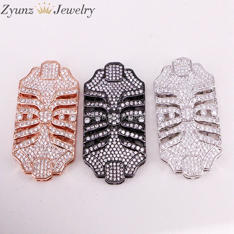 4PCS ZYZ324-9502 CZ Micro Pave Square/Rectangular Pendant/Connector/Jewelry Multi-strand Link Connector
4PCS ZYZ324-9502 CZ Micro Pave Square/Rectangular Pendant/Connector/Jewelry Multi-strand Link Connector