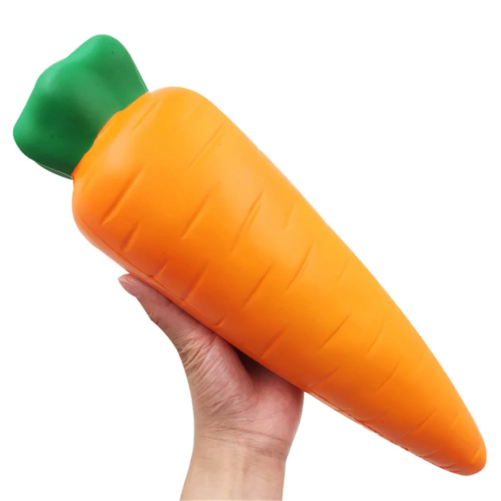 13Inches Jumbo Carrot Huge Squishying Fruit Vegetable Doll 33cm Slow Rising Toy Kid Girl Gift Collection
13Inches Jumbo Carrot Huge Squishying Fruit Vegetable Doll 33cm Slow Rising Toy Kid Girl Gift Collection