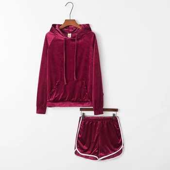 2018 Fashion Female Tracksuit 2 Piece Set Clothing O Neck Suit Ladies short pants Clothing
2018 Fashion Female Tracksuit 2 Piece Set Clothing O Neck Suit Ladies short pants Clothing