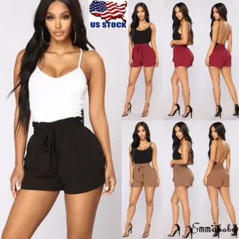 Casual USA Women Summer Casual Beach High Waist Shorts Plus Size Ladies Sports Lace Up Shorts Hot
Casual USA Women Summer Casual Beach High Waist Shorts Plus Size Ladies Sports Lace Up Shorts Hot