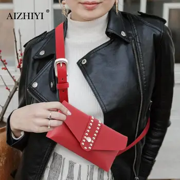 Fashion Solid Color Rivets Waist Pack Luxury Designer Fanny Pack Women Waist Bag Phone Pouch Punk Belt Bag Purse Chest Pouch
Fashion Solid Color Rivets Waist Pack Luxury Designer Fanny Pack Women Waist Bag Phone Pouch Punk Belt Bag Purse Chest Pouch