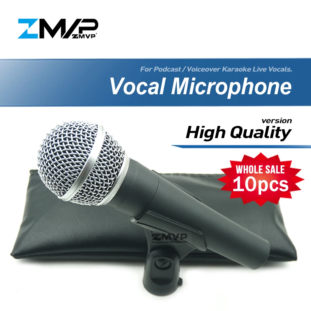 10pcs/lots High Quality Version S 58 LC Wired Microphone Live Vocals Karaoke Handheld Dynamic 58LC Microfone microfono Mike Mic
10pcs/lots High Quality Version S 58 LC Wired Microphone Live Vocals Karaoke Handheld Dynamic 58LC Microfone microfono Mike Mic