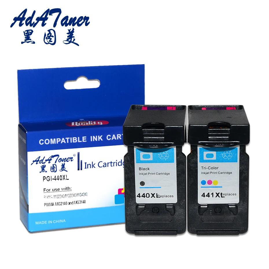 Set PG-440 CL-441 PG-440XL PG 440XL Compatible Ink Cartridges Replacement For Canon Pixma MG2240 MG3540 MG4240 MX394 PG440 CL441
Set PG-440 CL-441 PG-440XL PG 440XL Compatible Ink Cartridges Replacement For Canon Pixma MG2240 MG3540 MG4240 MX394 PG440 CL441