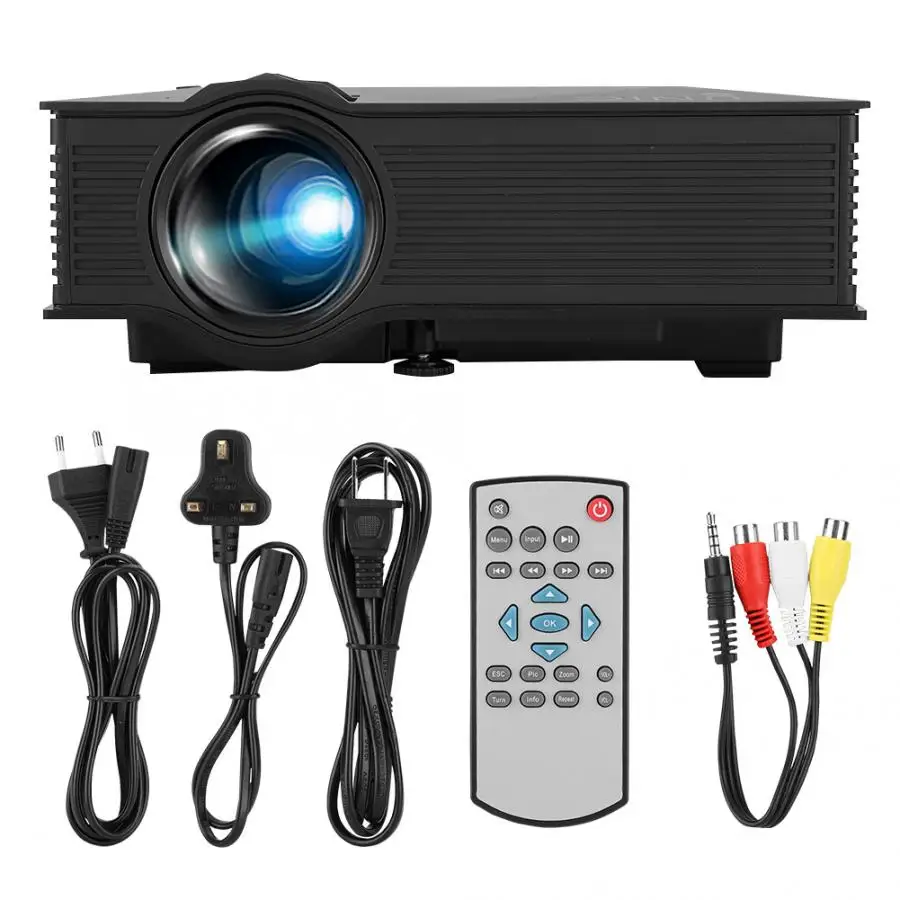 

UNIC UC68H LCD LED Mini Pic 1080P Projector Beamer Wireless WIFI with Remote Control 110-240V