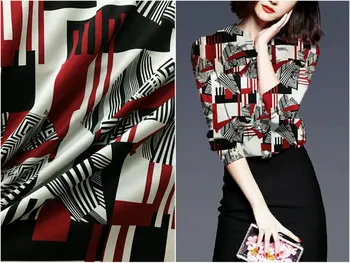Irregular geometric figure digital printing wide heavy silk stretch satin fabric high set silk shirt fabric 19mm silk cloth
Irregular geometric figure digital printing wide heavy silk stretch satin fabric high set silk shirt fabric 19mm silk cloth