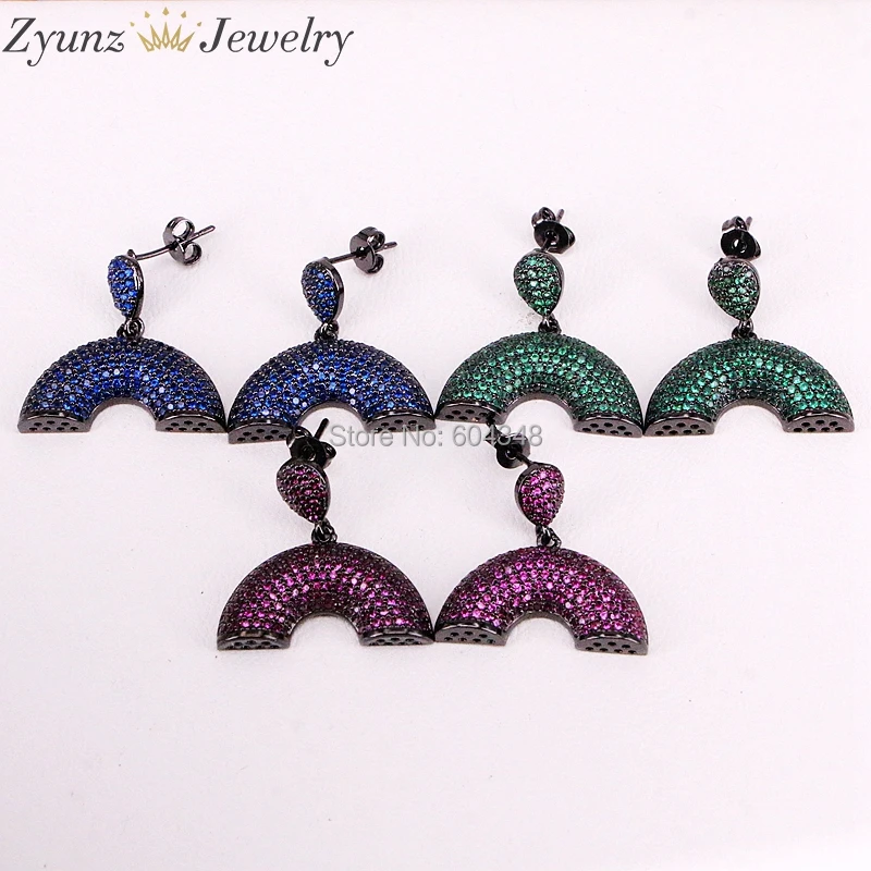4 Pairs Micro Pave CZ crystal focal finding, tessel earring findings, double horns\cresent horn\ moon shape EARRING
4 Pairs Micro Pave CZ crystal focal finding, tessel earring findings, double horns\cresent horn\ moon shape EARRING