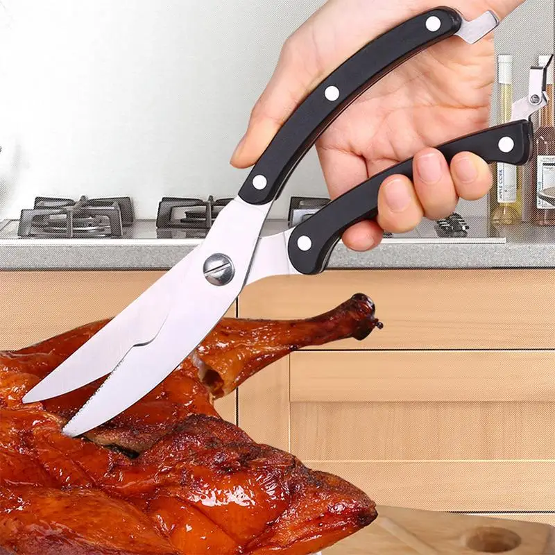 Multi Functional Stainless Steel Poultry Kitchen Chicken Bone Scissor With Safe Lock Cutter Cook Tool Shear Cut Duck Fish
Multi Functional Stainless Steel Poultry Kitchen Chicken Bone Scissor With Safe Lock Cutter Cook Tool Shear Cut Duck Fish