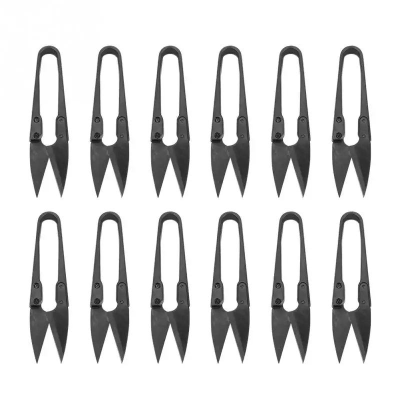 12Pcs U Shape Clippers Trimming Scissors Nippers Thrum Scissors Hand Tool Sewing Embroidery Thrum Yarn Steel U Scissors
12Pcs U Shape Clippers Trimming Scissors Nippers Thrum Scissors Hand Tool Sewing Embroidery Thrum Yarn Steel U Scissors