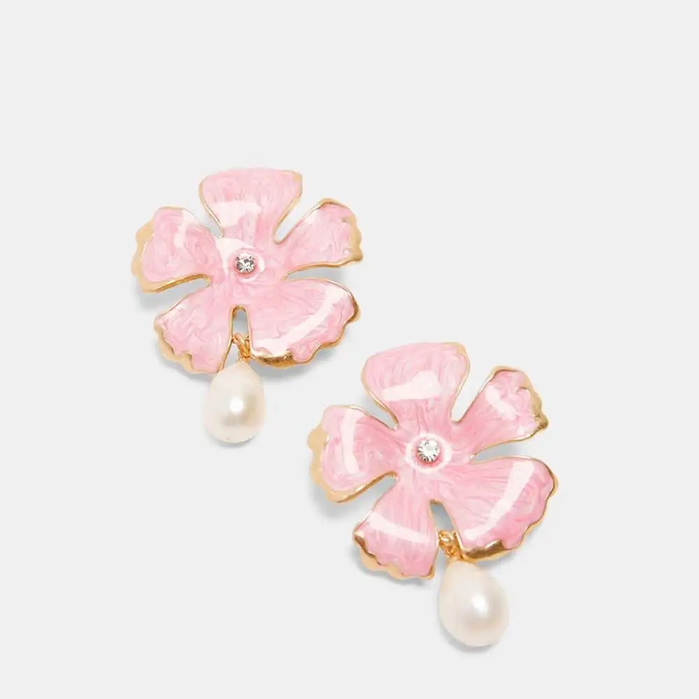 Flatfoosie New Fashion ZA Beads Flower Statement Earrings Wedding Ethnic Handmade Trendy Large Drop Earring Bohemian Jewelry
Flatfoosie New Fashion ZA Beads Flower Statement Earrings Wedding Ethnic Handmade Trendy Large Drop Earring Bohemian Jewelry
