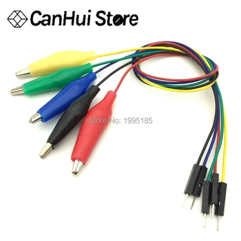 5pcs DuPont Line Male head to 35mm Crocodile Clamp Connection Cable Connector Circuit Connection Line DIY Red, Black, Yellow, Gr
5pcs DuPont Line Male head to 35mm Crocodile Clamp Connection Cable Connector Circuit Connection Line DIY Red, Black, Yellow, Gr