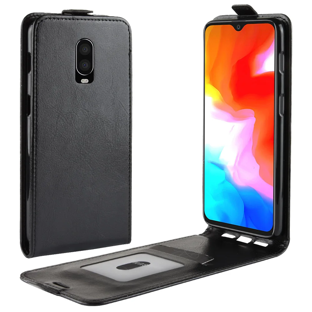 Роскошный чехол книжка для OnePlus 6T из искусственной кожи мягкий силиконовый ТПУ One