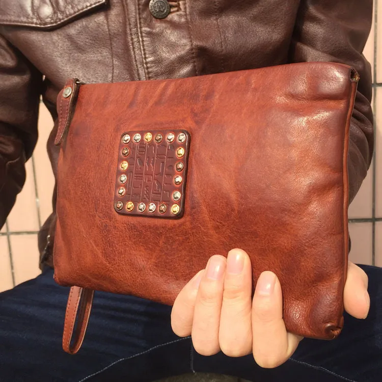 New Restore Ancient Ways Concise Handbag Genuine Leather European Style Zipper Handbag Men And Women Tide Man Bag Shoulder Bag
New Restore Ancient Ways Concise Handbag Genuine Leather European Style Zipper Handbag Men And Women Tide Man Bag Shoulder Bag