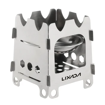 Lixada Outdoor Alcohol Stove Camping Equipment Ultralight Stainless Steel Pocket Burner Picnic Folding Wood Stove with Tray
Lixada Outdoor Alcohol Stove Camping Equipment Ultralight Stainless Steel Pocket Burner Picnic Folding Wood Stove with Tray