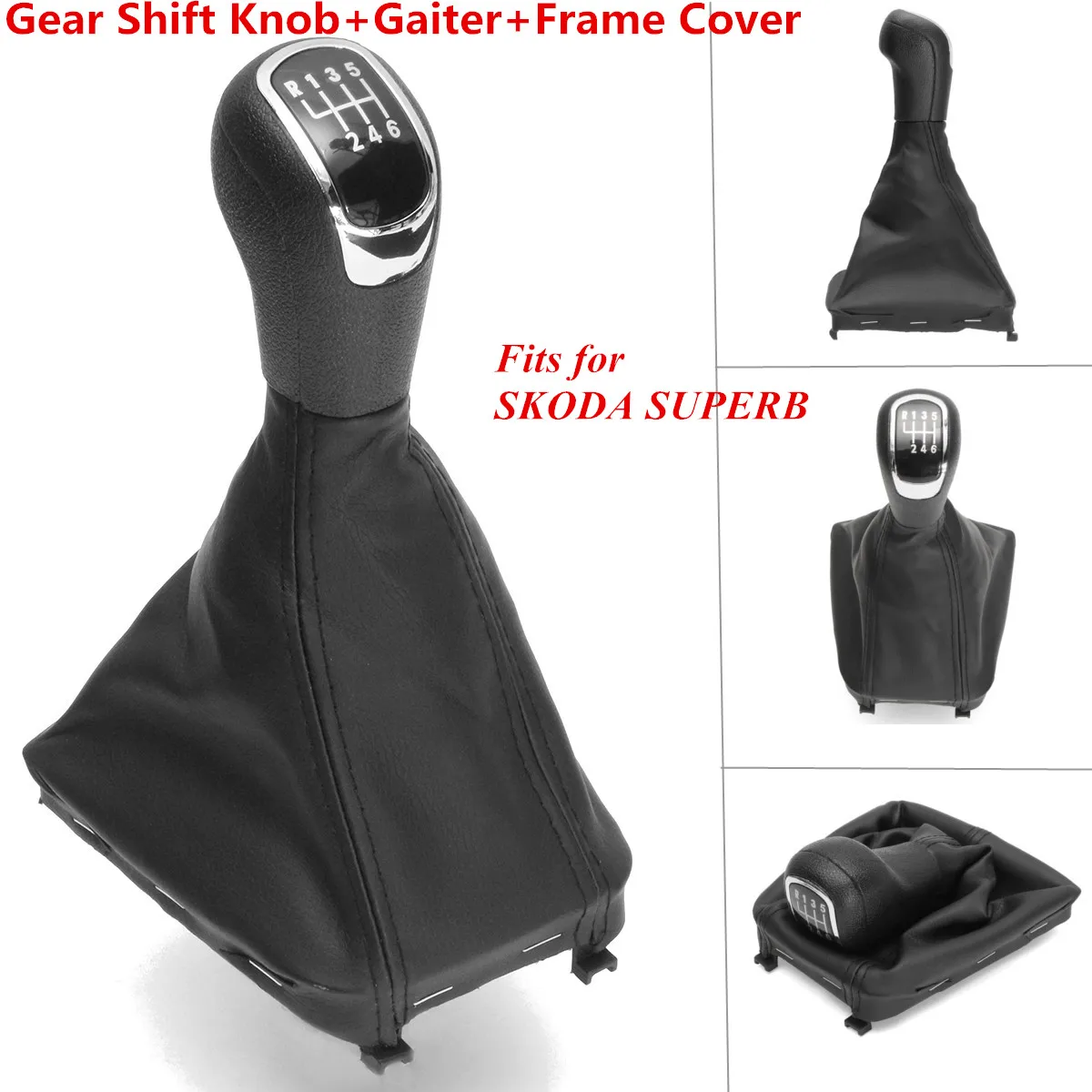6 Speed MT Car Gear Shift Knob Gaiter Boot Cover Auto Gear Shifter Knob for Skoda Superb MK2 2008-2013
6 Speed MT Car Gear Shift Knob Gaiter Boot Cover Auto Gear Shifter Knob for Skoda Superb MK2 2008-2013