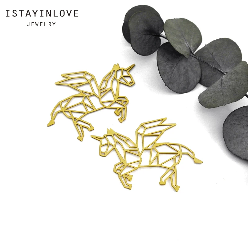 Handmade Jewelry Making Supplies Pendant Laser Cut Metal Raw Brass Animal Unicorn Charm For DIY Necklace Earrings Brooch RD081 4
Handmade Jewelry Making Supplies Pendant Laser Cut Metal Raw Brass Animal Unicorn Charm For DIY Necklace Earrings Brooch RD081 4