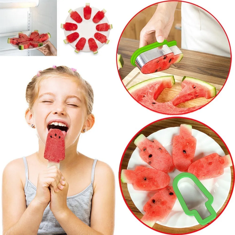 Creative Watermelon Slicer Ice Cream Popsicle Shape Melon Cutter Mold Tool DIY Popsicle Shape Water Melon Cutting Tool Drop Ship
Creative Watermelon Slicer Ice Cream Popsicle Shape Melon Cutter Mold Tool DIY Popsicle Shape Water Melon Cutting Tool Drop Ship