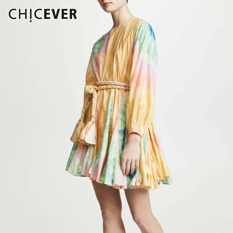 CHICEVER Summer Hit Color Bandage Female Dresses Puff Sleeve O Neck High Waist Mini Pleated Dress For Women Fashion 2019 New
CHICEVER Summer Hit Color Bandage Female Dresses Puff Sleeve O Neck High Waist Mini Pleated Dress For Women Fashion 2019 New