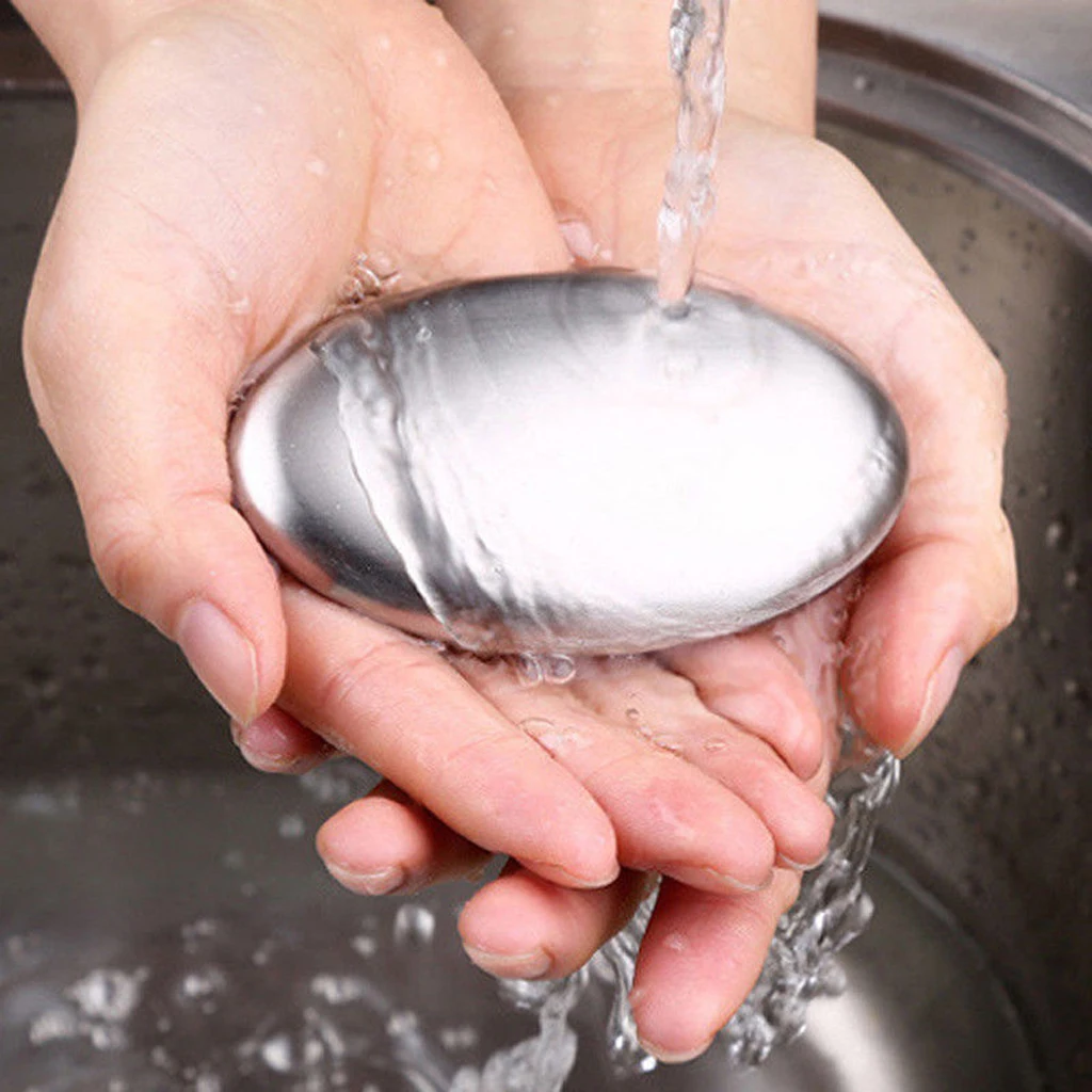 304 Stainless Steel Soap Smell Remover Kitchen Bar Hand Odour Fishy Eliminating For Outdoor Fishing
304 Stainless Steel Soap Smell Remover Kitchen Bar Hand Odour Fishy Eliminating For Outdoor Fishing
