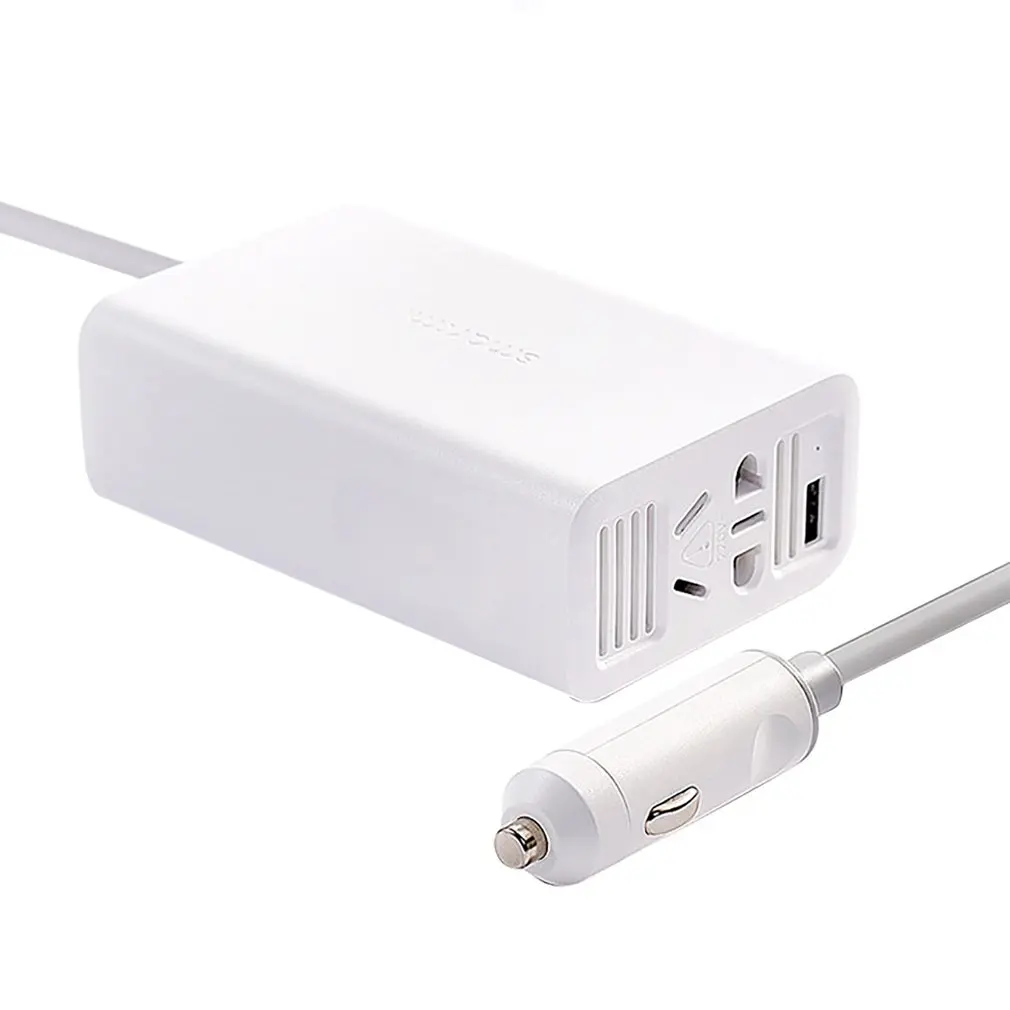 Portable Car Power Inverter Converting DC 12V to AC 220V with 5V/2.4A USB Charging Ports Socket for Xiaomi
Portable Car Power Inverter Converting DC 12V to AC 220V with 5V/2.4A USB Charging Ports Socket for Xiaomi