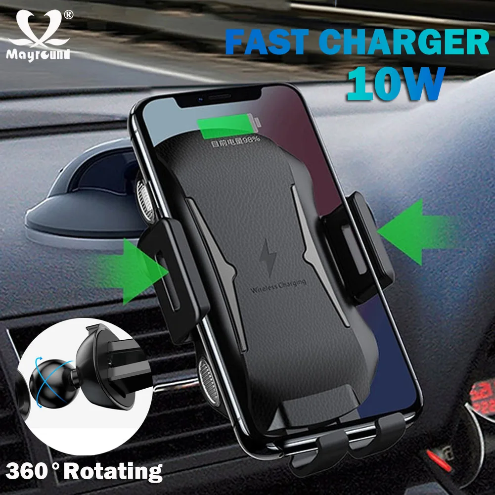 For iPhone XS Samsung S9 10W QI Wireless Fast Charger Car Mount Holder Stand For Xiaomi MIX 2S 3 Huawei Mate 20 Pro Mate 20 RS
For iPhone XS Samsung S9 10W QI Wireless Fast Charger Car Mount Holder Stand For Xiaomi MIX 2S 3 Huawei Mate 20 Pro Mate 20 RS