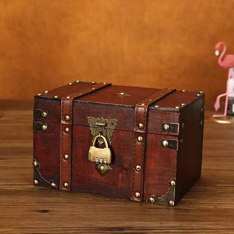1pcs Chic Wooden Pirate Jewellery Storage Box Case Holder Vintage Treasure Chest For Wooden Organizer 2 Size
1pcs Chic Wooden Pirate Jewellery Storage Box Case Holder Vintage Treasure Chest For Wooden Organizer 2 Size