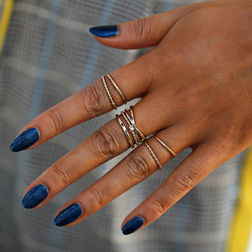 URORU Bohemia Style Round Shaped Ring Set For Women Fashion Jewelry Crystal Rings Gold Color 5 pcs/set Free Shipping Party Gift
URORU Bohemia Style Round Shaped Ring Set For Women Fashion Jewelry Crystal Rings Gold Color 5 pcs/set Free Shipping Party Gift