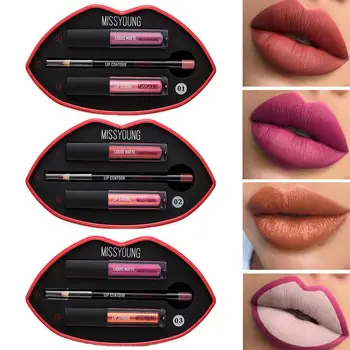 Liquid Lip Gloss 2+1 Pc Lip Pencil Matte Lipstick Matte Pearl Lip Gloss Lipstick Pen Make Up Cosmetics Beauty Lip Gloss
Liquid Lip Gloss 2+1 Pc Lip Pencil Matte Lipstick Matte Pearl Lip Gloss Lipstick Pen Make Up Cosmetics Beauty Lip Gloss