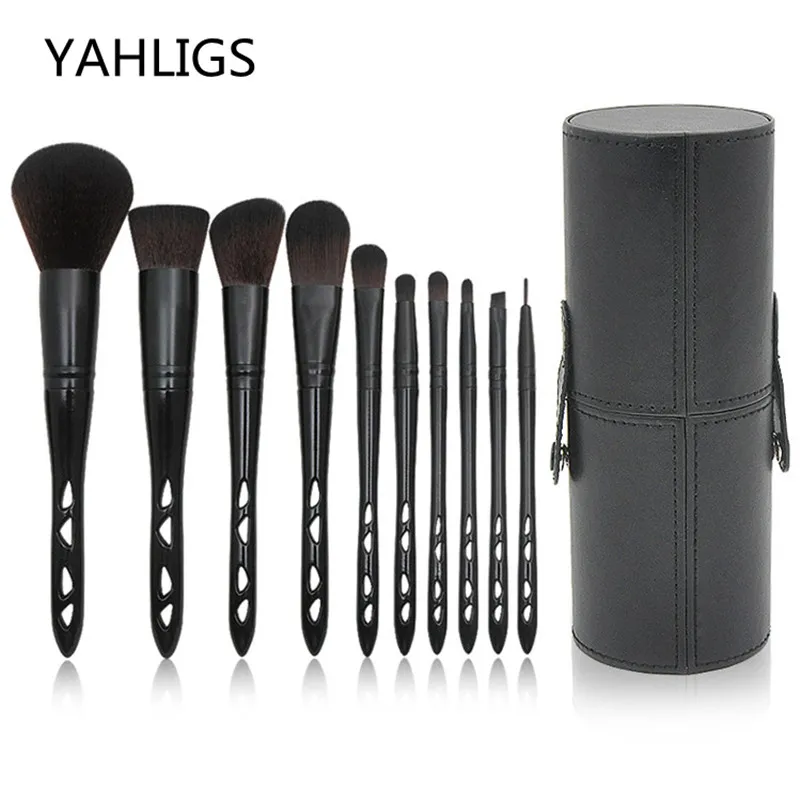 YAHLIGS Makeup Brushes 10pcs Soft Synthetic Hair Blush Blusher Eyeshadow Lips Make Up Brush With Leather Case For Beginner YA158
YAHLIGS Makeup Brushes 10pcs Soft Synthetic Hair Blush Blusher Eyeshadow Lips Make Up Brush With Leather Case For Beginner YA158