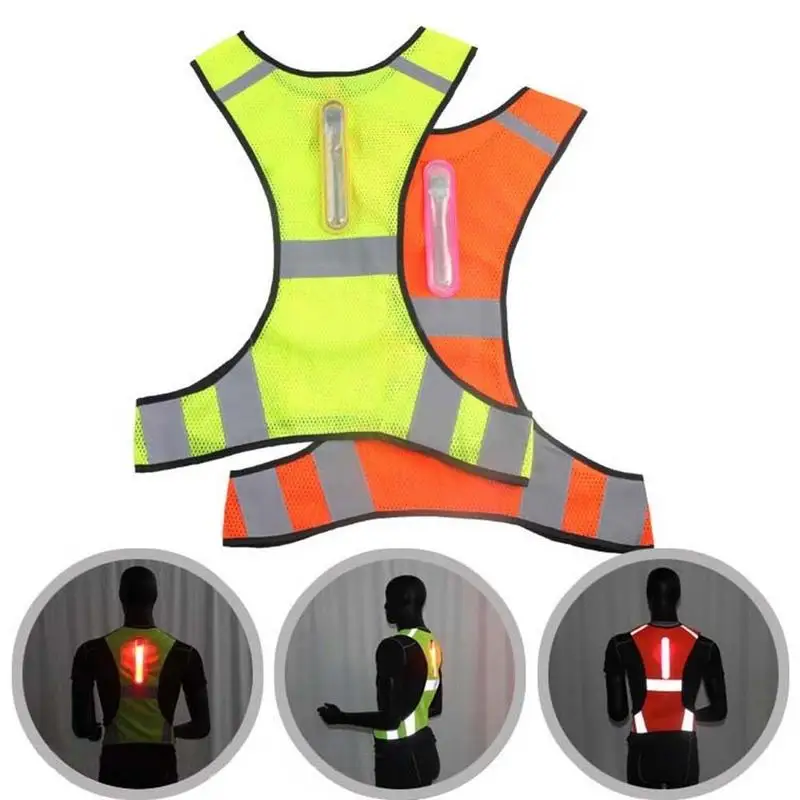 Outdoor Sports Night Riding Running Reflective Vest LED Luminous Safety Vest High Visibility for Cycling Running
Outdoor Sports Night Riding Running Reflective Vest LED Luminous Safety Vest High Visibility for Cycling Running