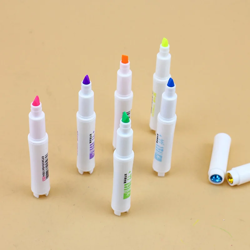 6 pcs/lot (1 bag) Creative Highlighters Cute Markers Kawaii Crystal Marker Pens For Kids Gift School Supplies Korean Stationery
6 pcs/lot (1 bag) Creative Highlighters Cute Markers Kawaii Crystal Marker Pens For Kids Gift School Supplies Korean Stationery