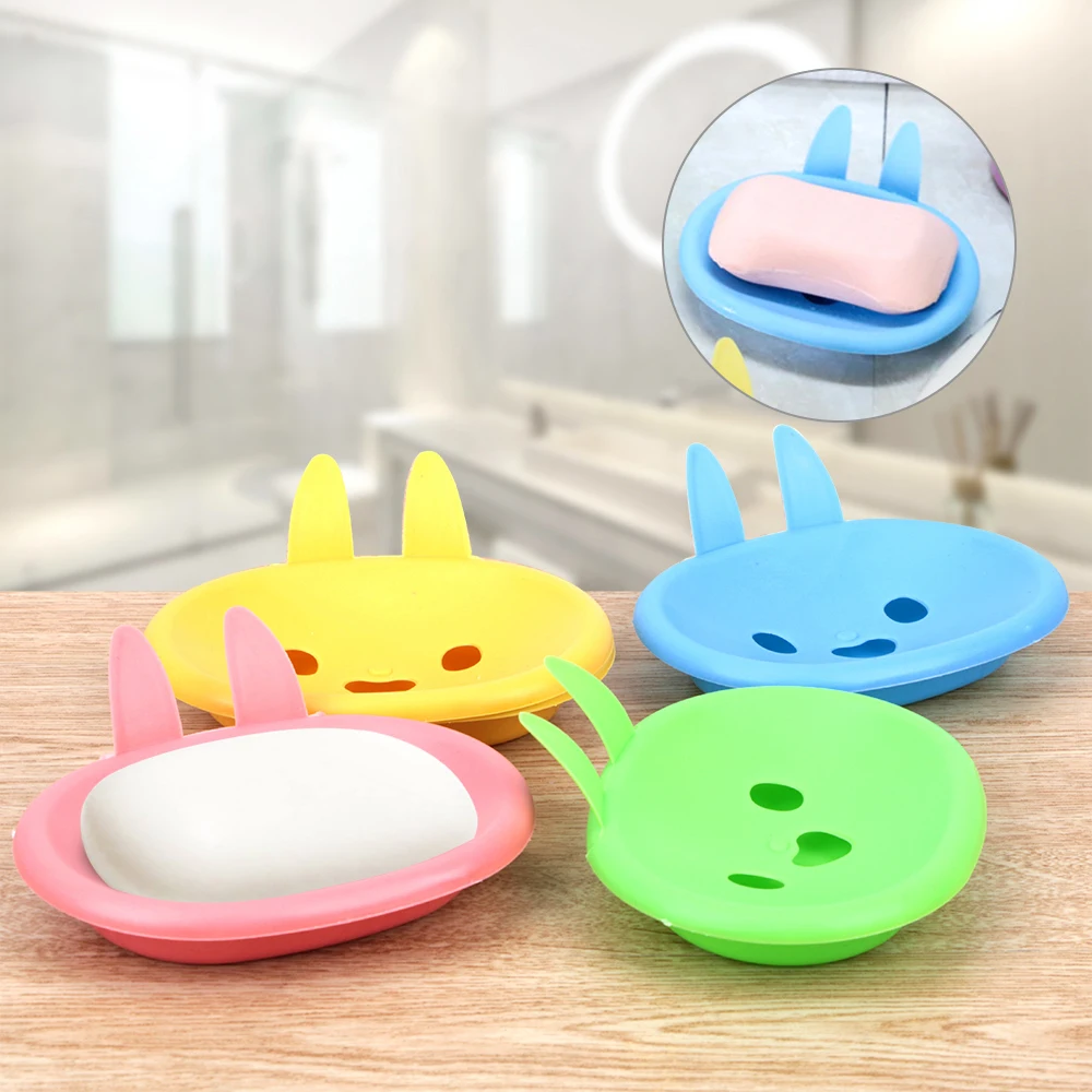 Double Layer Bathroom Washroom Organizer Soap Dish Case Plastic Holder Drain Soap Box Container Cute Rabbit Shape Storage Rack
Double Layer Bathroom Washroom Organizer Soap Dish Case Plastic Holder Drain Soap Box Container Cute Rabbit Shape Storage Rack