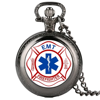 EMT Emergency Medical Technician Paramedic Badge Star of Life Firefighter Quartz Pocket Watch Necklace Pendant Chain Watch Gifts
EMT Emergency Medical Technician Paramedic Badge Star of Life Firefighter Quartz Pocket Watch Necklace Pendant Chain Watch Gifts