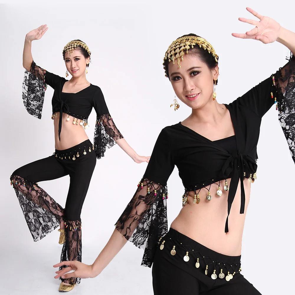 2015 New Six Colors BellyDance Costume Top+Pant, Lace Belly Dancing Wear for Practice Performance Clothing Square Dance Clothes
2015 New Six Colors BellyDance Costume Top+Pant, Lace Belly Dancing Wear for Practice Performance Clothing Square Dance Clothes