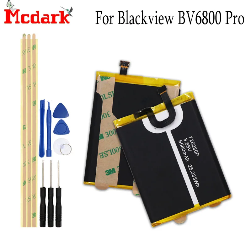 For Blackview BV6800 Pro Battery Replacement High Quality Large Capacity 6580mAh Back Up Bateria Smart Phone+tools
For Blackview BV6800 Pro Battery Replacement High Quality Large Capacity 6580mAh Back Up Bateria Smart Phone+tools