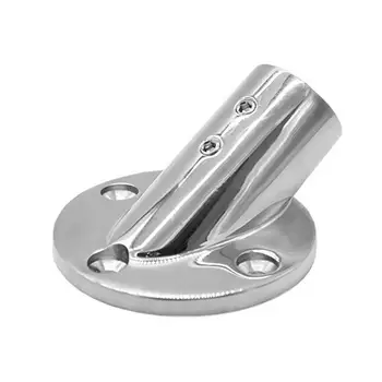 22MM 30 Degree Boat Deck Handrail Rail Fitting Round Base Tube Base Marine Hardware Yacht Ship Accessories for 7/8 Inch Tube
22MM 30 Degree Boat Deck Handrail Rail Fitting Round Base Tube Base Marine Hardware Yacht Ship Accessories for 7/8 Inch Tube