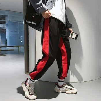 Autumn New Pants Men Fashion Contrast Color Loose Streetwear Hip Hop Trousers Male Casual Joggers Sweatpants Man Clothing 
Autumn New Pants Men Fashion Contrast Color Loose Streetwear Hip Hop Trousers Male Casual Joggers Sweatpants Man Clothing